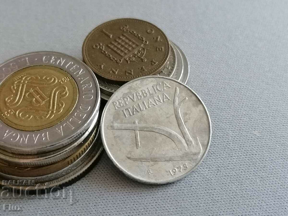 Coin - Italy - 10 lira | 1975 with price 1.00 BGN | € 0.51 Coin - Italy - 10 lira | 1975 with price 1.00 BGN | € 0.51