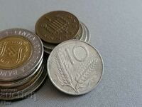 Монета - Италия - 10 лири | 1975г.