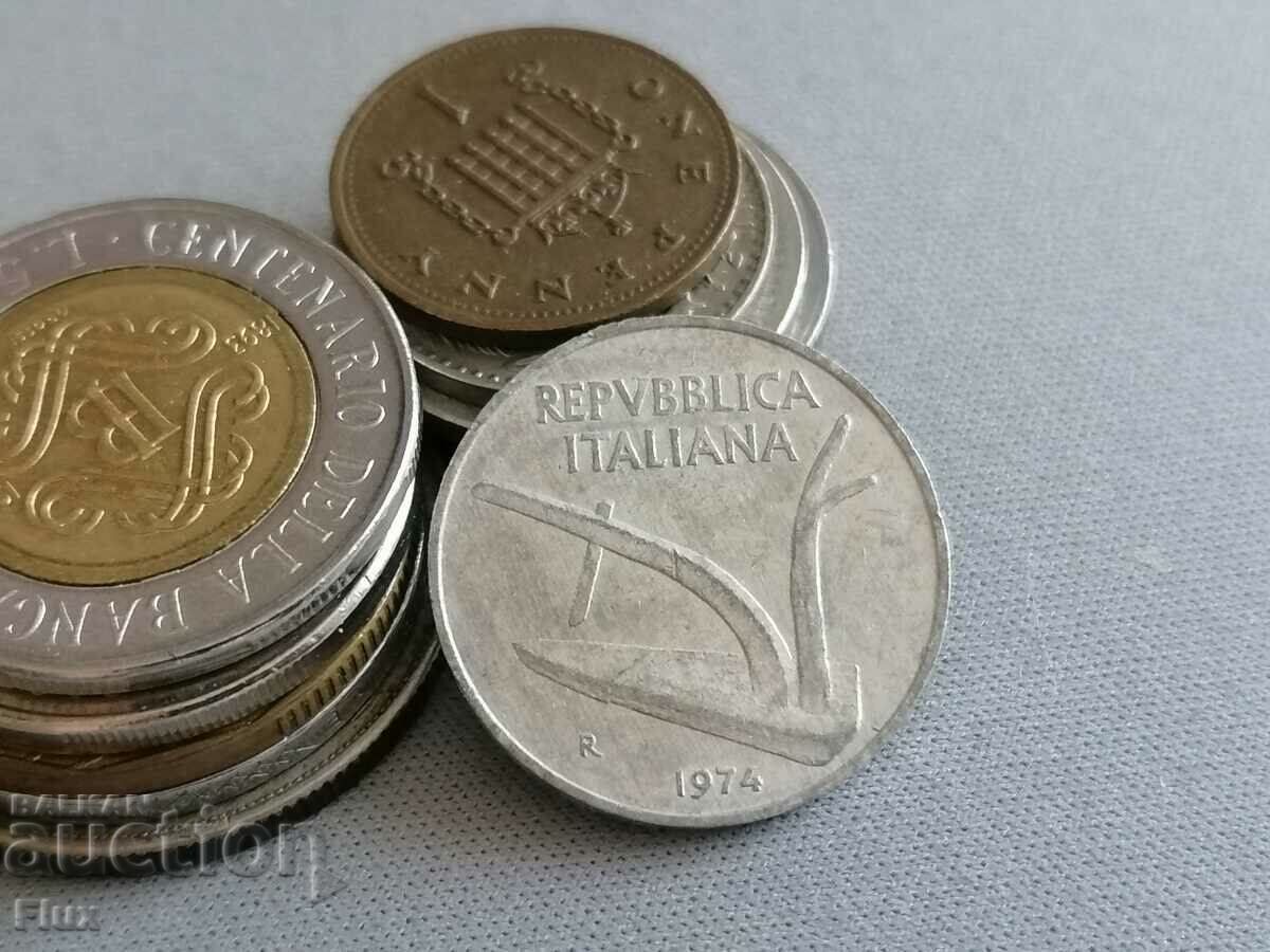 Κέρμα - Ιταλία - 10 λίρες | 1974 με τιμή 1.00 BGN | € 0.51 Κέρμα - Ιταλία - 10 λίρες | 1974 με τιμή 1.00 BGN | € 0.51