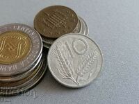 Монета - Италия - 10 лири | 1974г.