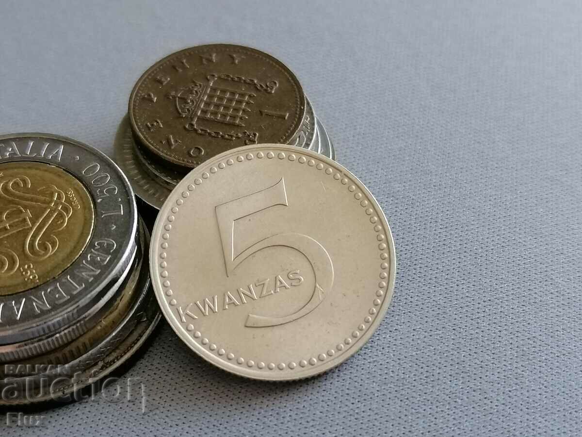Monedă - Angola - 5 Kwanza | 1975