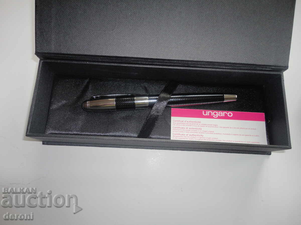 Luxury new Ungaro fountain pen in box certificate with price 60.00 BGN | € 30.68 Luxury new Ungaro fountain pen in box certificate with price 60.00 BGN | € 30.68