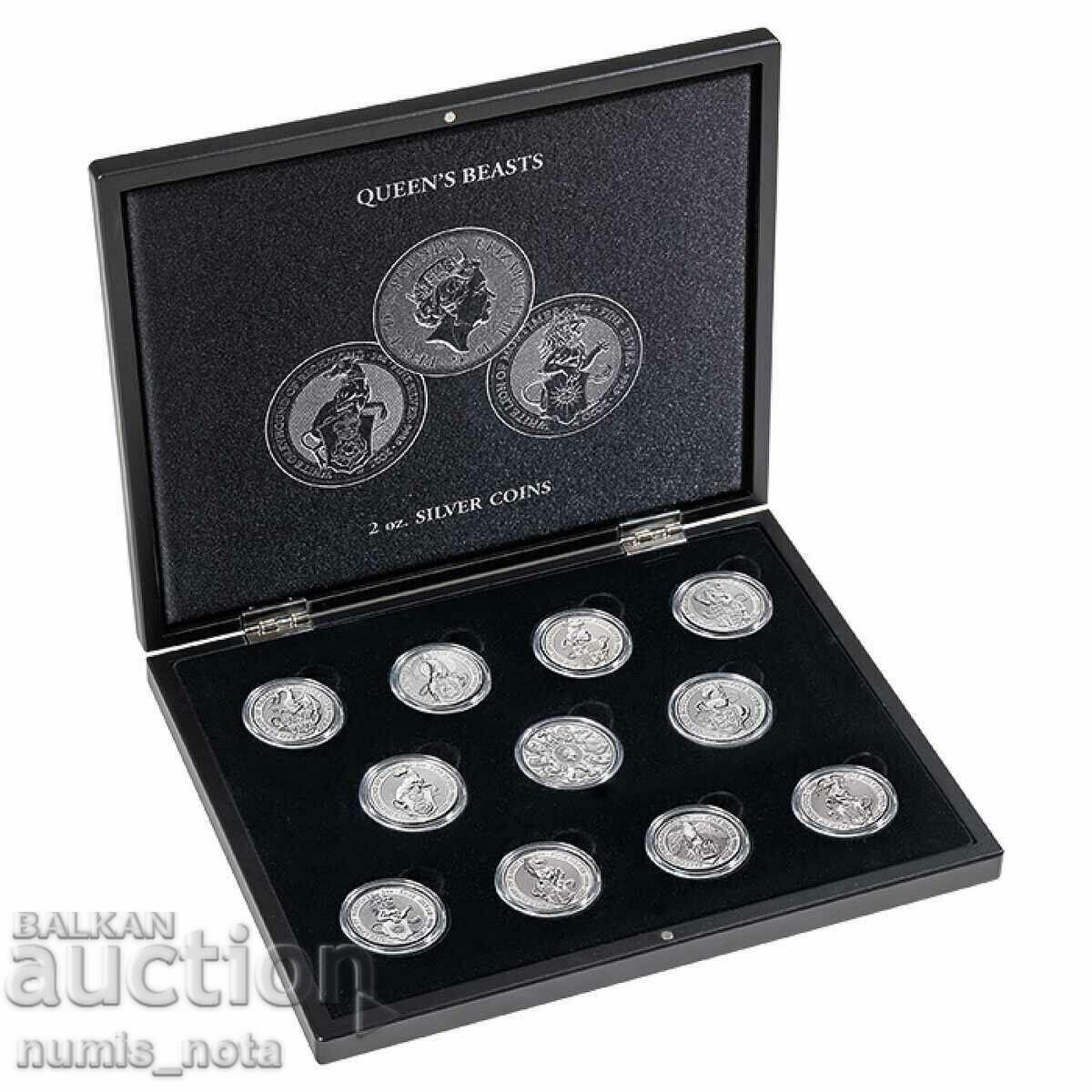 luxury box for 11 coins Beasts of the Queen 2 oz with price € 50.00 | 97.79 BGN luxury box for 11 coins Beasts of the Queen 2 oz with price € 50.00 | 97.79 BGN