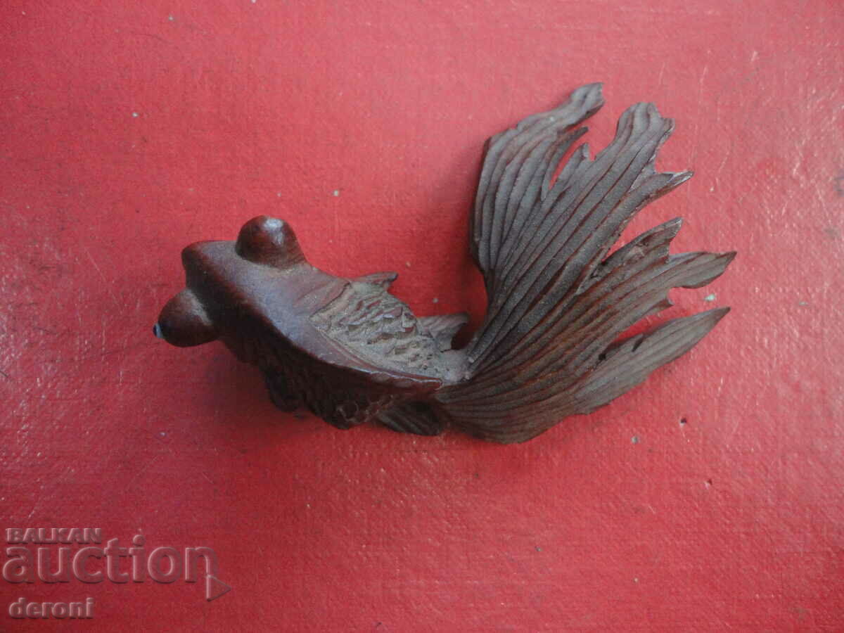 Wooden figure plastic Goldfish - 5 Wooden figure plastic Goldfish - 5