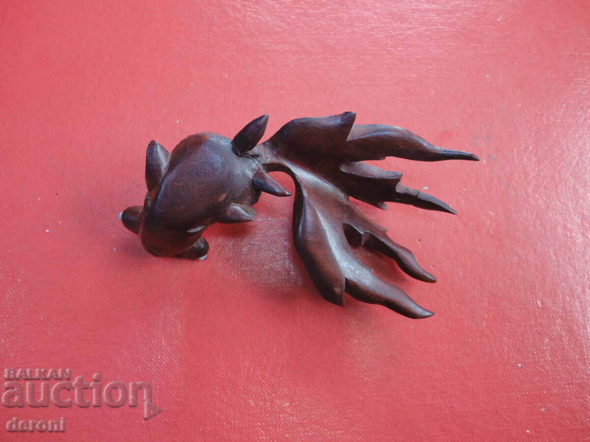 Χρυσό ψάρι πλαστική ξύλινη φιγούρα 2 - 6 Χρυσό ψάρι πλαστική ξύλινη φιγούρα 2 - 6