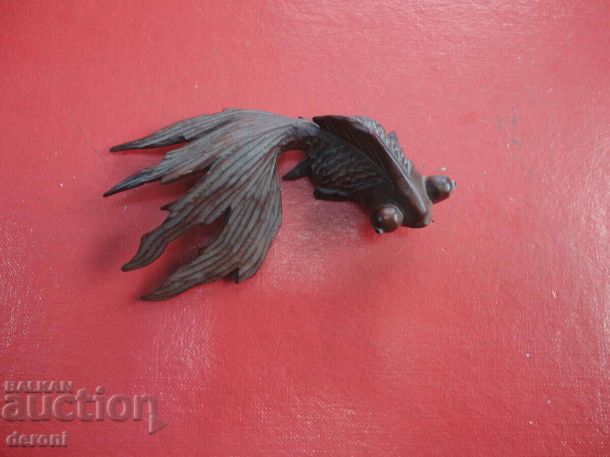 Χρυσό ψάρι πλαστική ξύλινη φιγούρα 2 - 7 Χρυσό ψάρι πλαστική ξύλινη φιγούρα 2 - 7