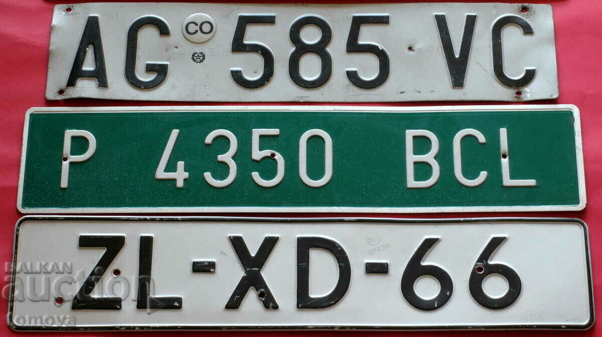 Old registration numbers