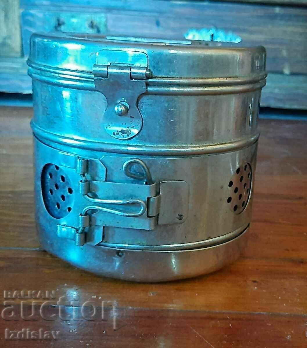 Metal medical container from Sotsa.