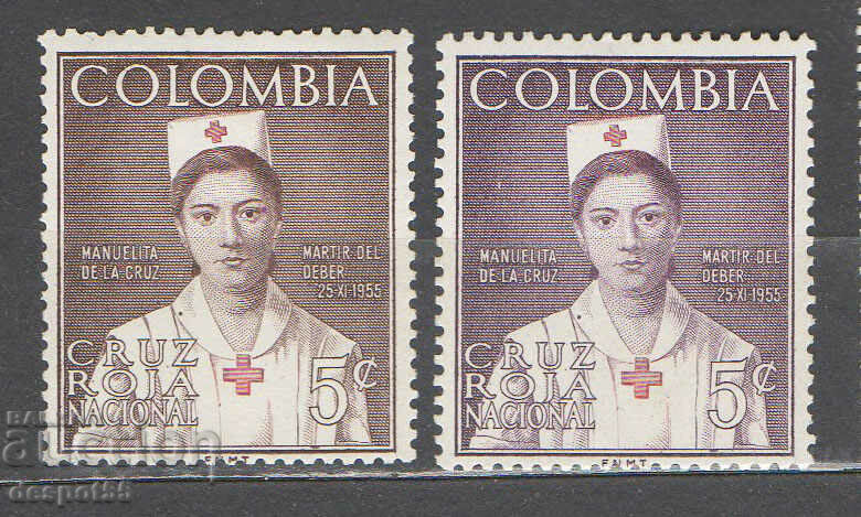 1961. Κολομβία. Ερυθρός Σταυρός.