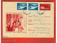 БЪЛГАРИЯ пътувало писмо НЕСЕБЪР - ГДР - 1959