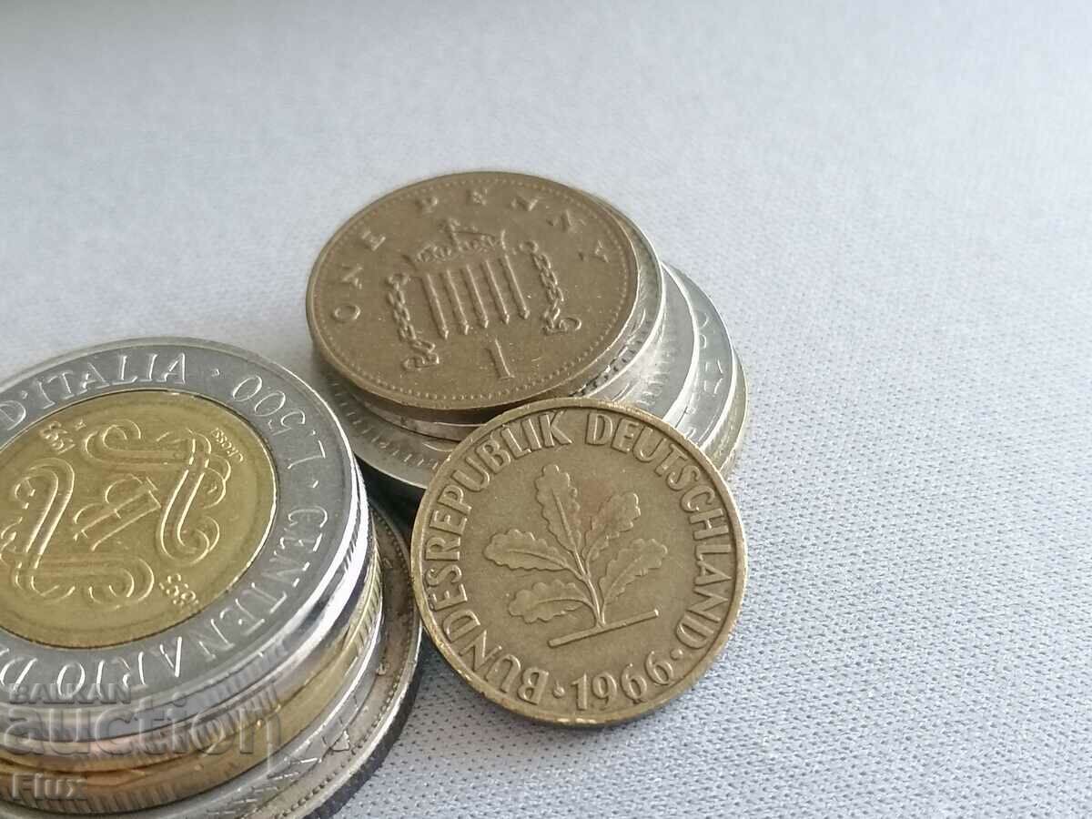Coin - Germany - 5 Pfennig | 1966; series F with price 1.10 BGN | € 0.56 Coin - Germany - 5 Pfennig | 1966; series F with price 1.10 BGN | € 0.56