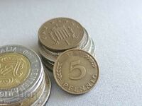 Монета - Германия - 5 пфенига | 1966г.; серия F