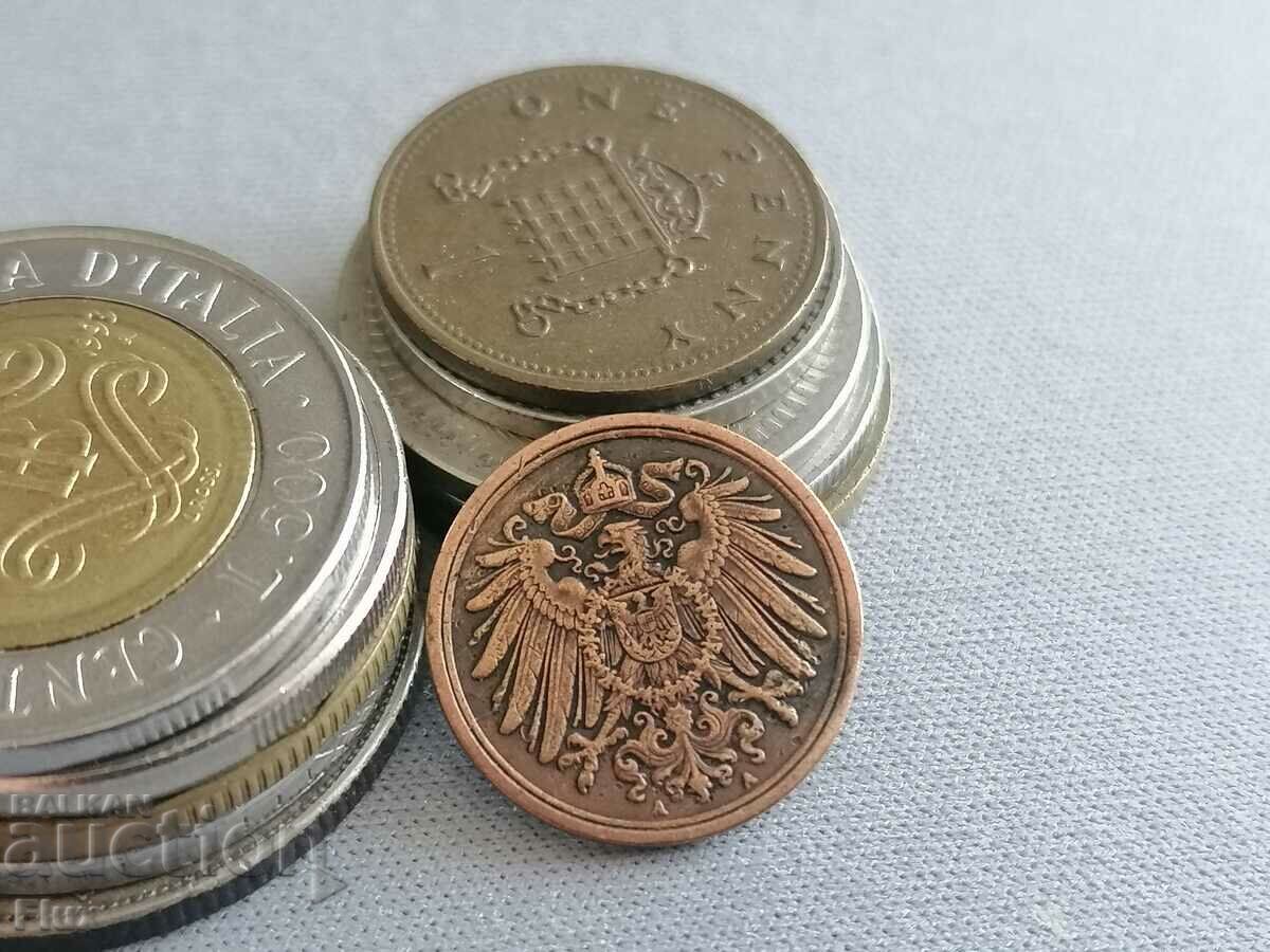 Κέρμα Ράιχ - Γερμανία - 1 Pfennig | 1915; Σειρά Α με τιμή 5.25 BGN | € 2.68 Κέρμα Ράιχ - Γερμανία - 1 Pfennig | 1915; Σειρά Α με τιμή 5.25 BGN | € 2.68