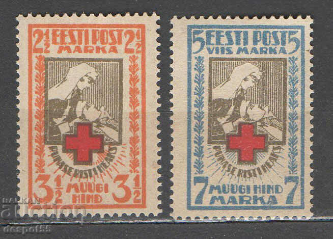 1922. Естония. Червен кръст.