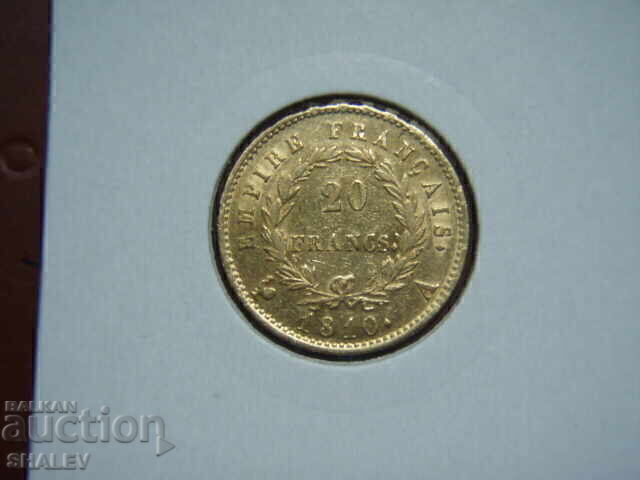 Auction 20 Francs 1810 A France (20 francs France) - XF/AU (gold) Auction 20 Francs 1810 A France (20 francs France) - XF/AU (gold)