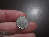 1962 10 cent Netherlands