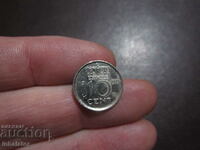 1980 10 cents Netherlands