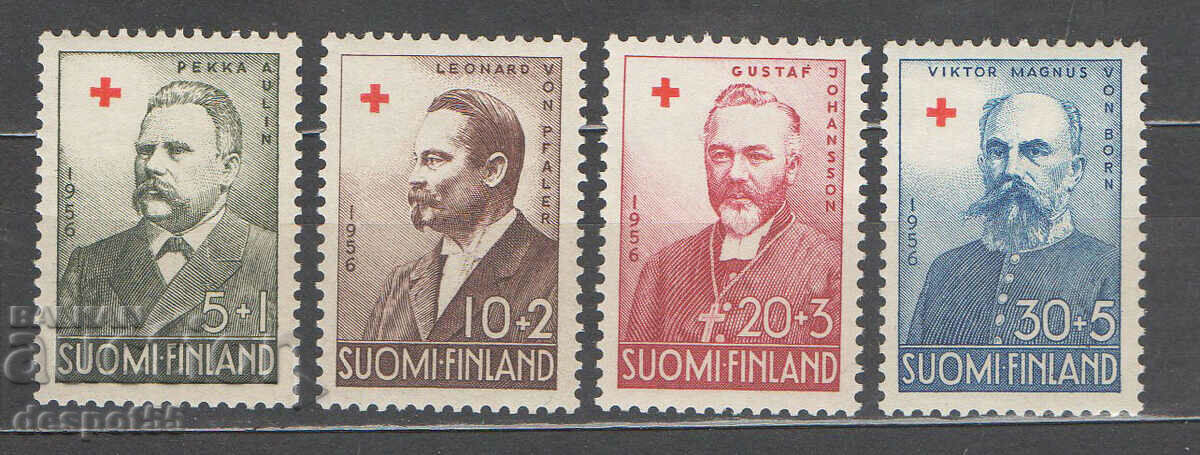 1956. Финландия. Червен кръст - Президенти.