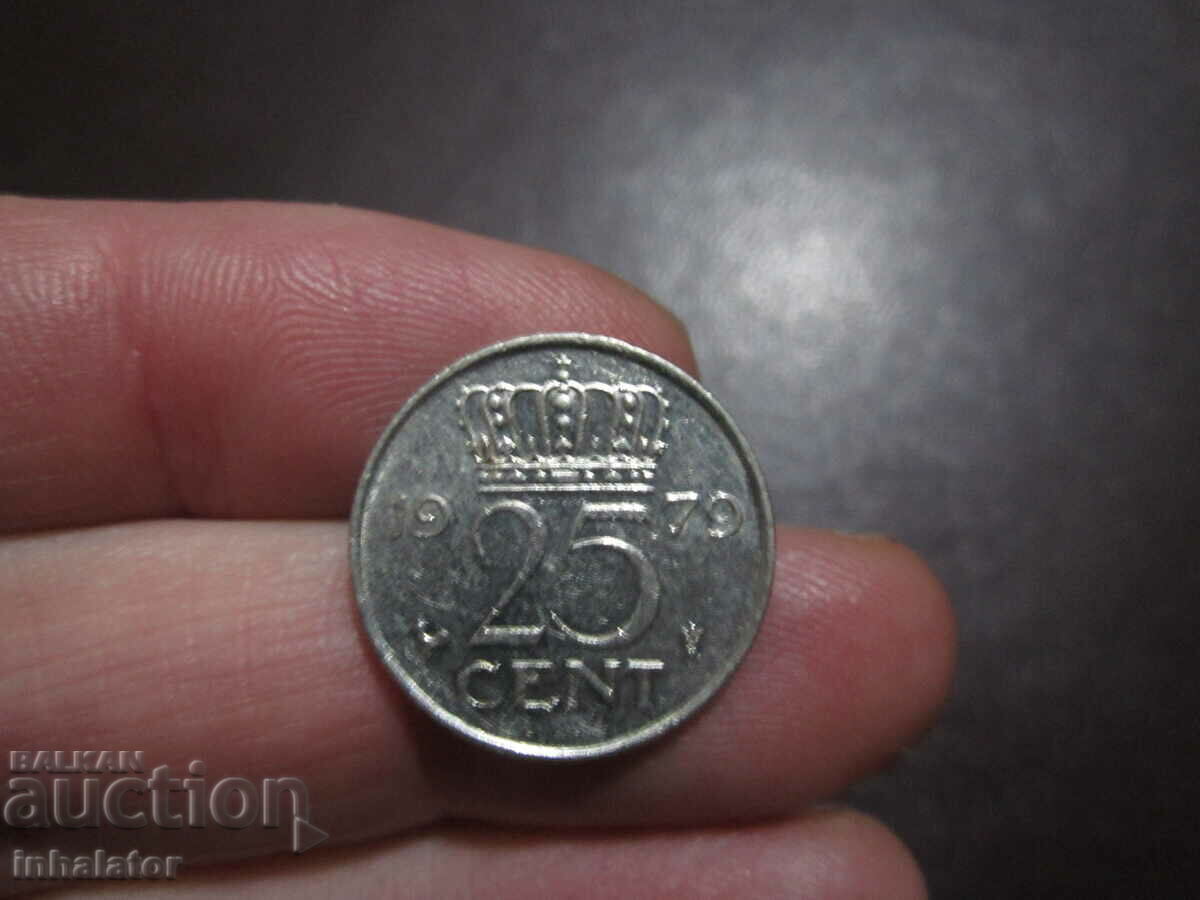 1979 25 cents Netherlands