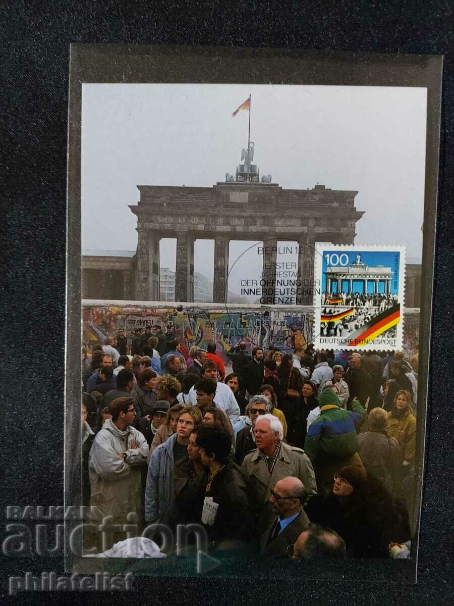 Немска Поща - 1990 - Берлин - Карта Максимум