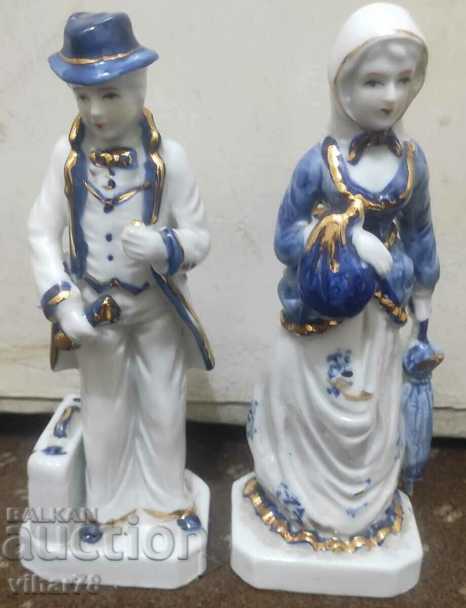 Lot of two porcelain figures