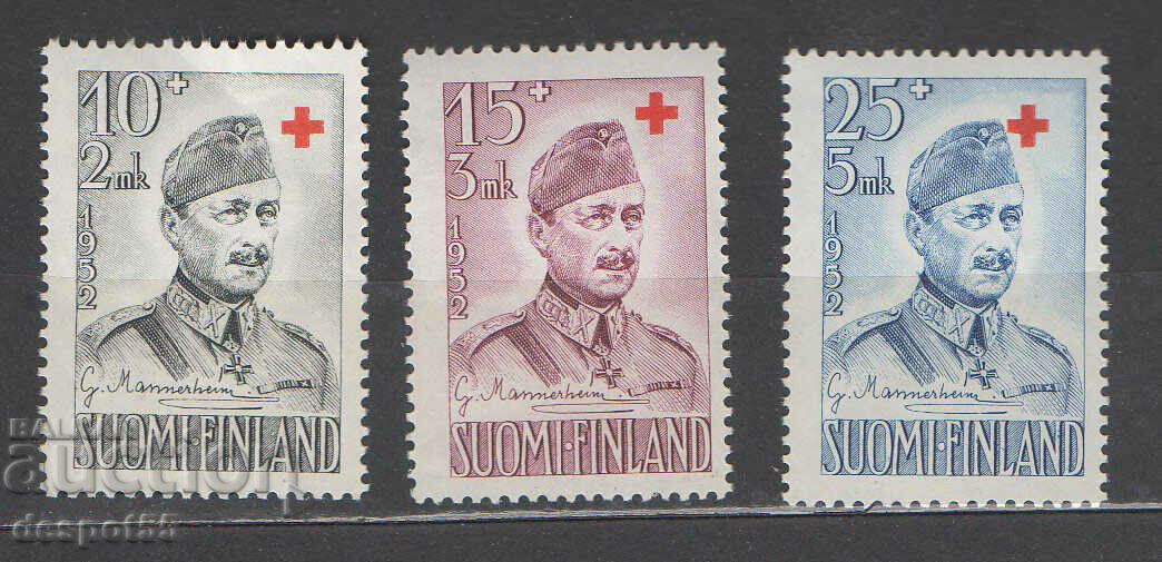 1952. Finland. Red Cross - Field Marshal Mannerheim.