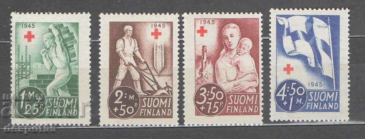 1945. Финландия. Червен кръст - възстановяване.