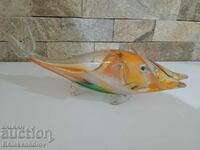 Glass fish stained glass