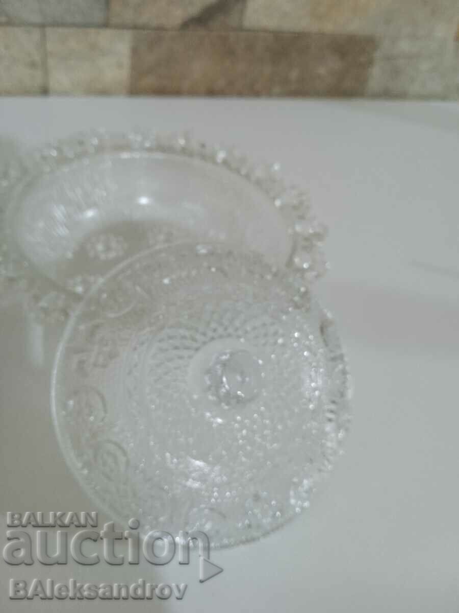 Two glass bowls with lids for nuts - 5 Two glass bowls with lids for nuts - 5