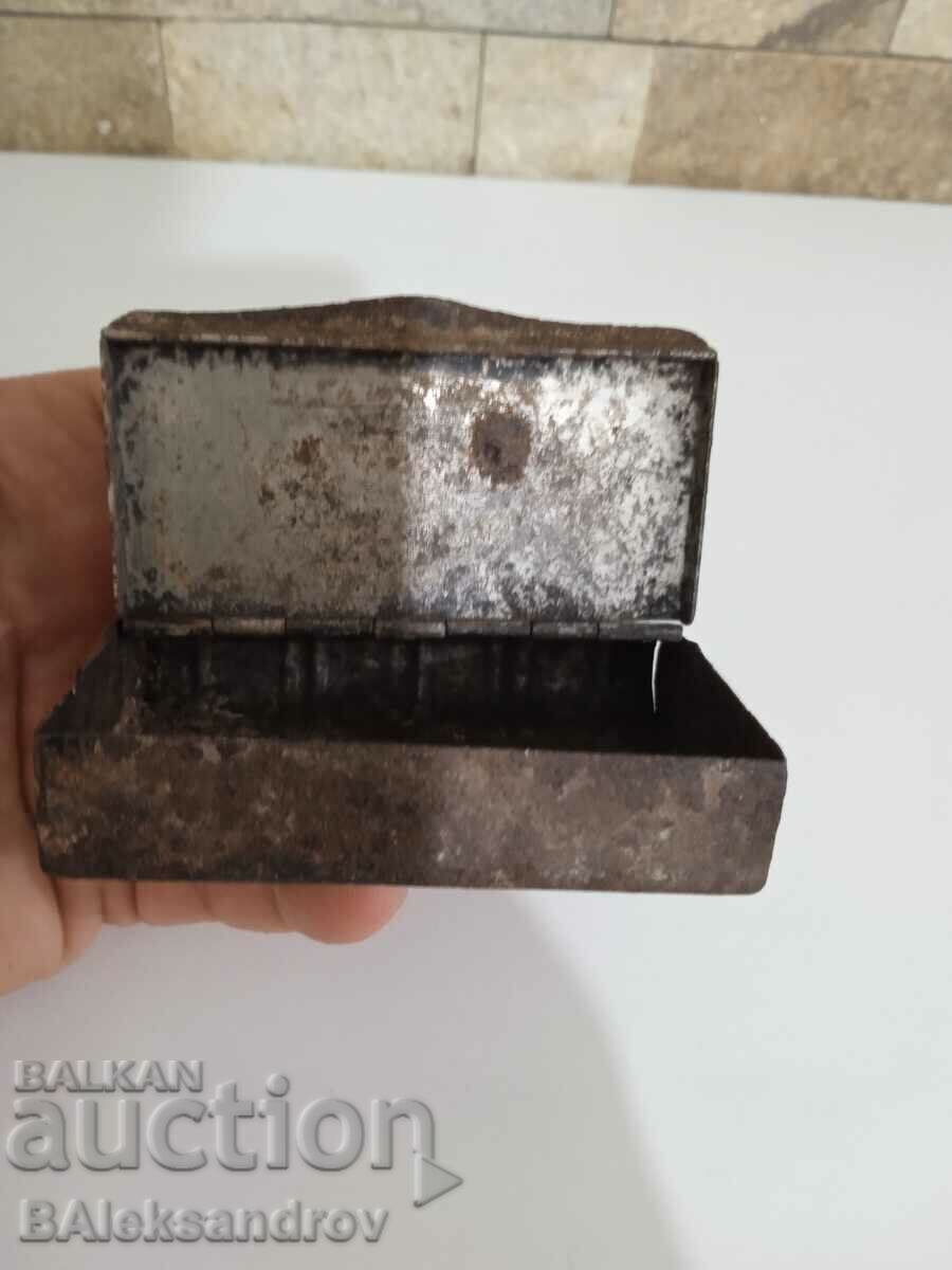 An old metal box in the shape of a book - 5 An old metal box in the shape of a book - 5