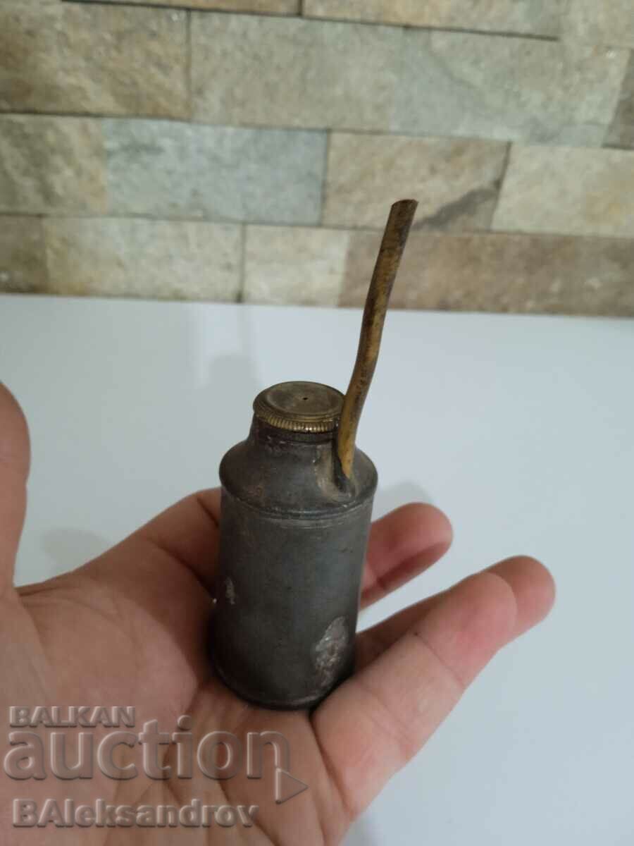 Auction Old small metal butter dish Auction Old small metal butter dish