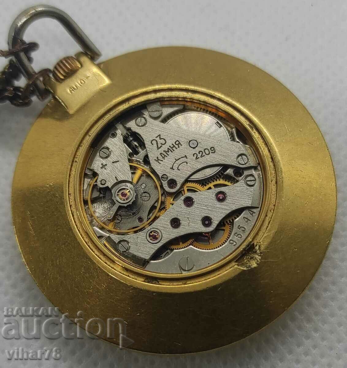 Delivery of Gilded pocket watch - rocket-second Delivery of Gilded pocket watch - rocket-second