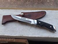 Hunting knife Solingen C.Jul Herbertz Hunter with leather handle