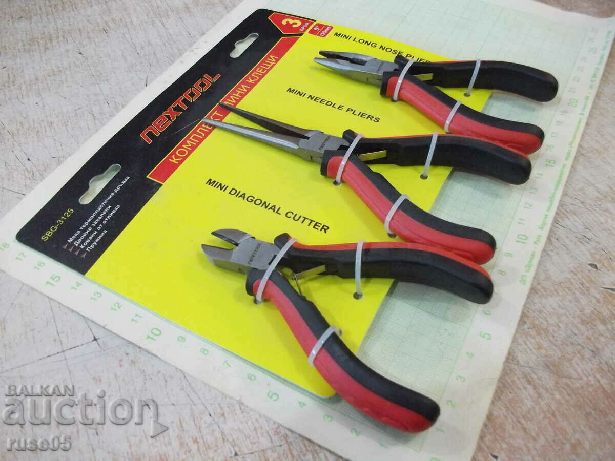 "NEXTOOL" set of 3 mini pliers new - 6 "NEXTOOL" set of 3 mini pliers new - 6