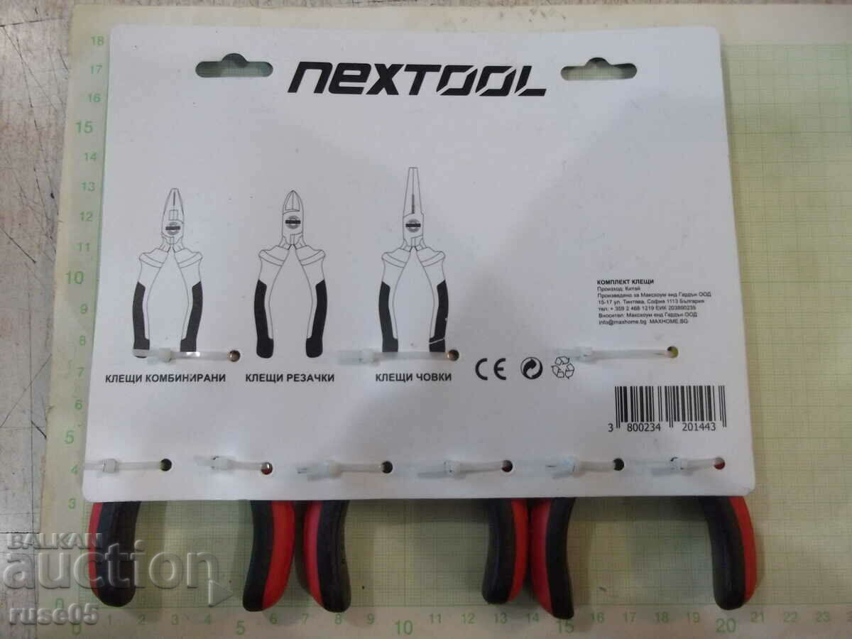 "NEXTOOL" set of 3 mini pliers new - 7 "NEXTOOL" set of 3 mini pliers new - 7