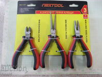 "NEXTOOL" set of 3 mini pliers new