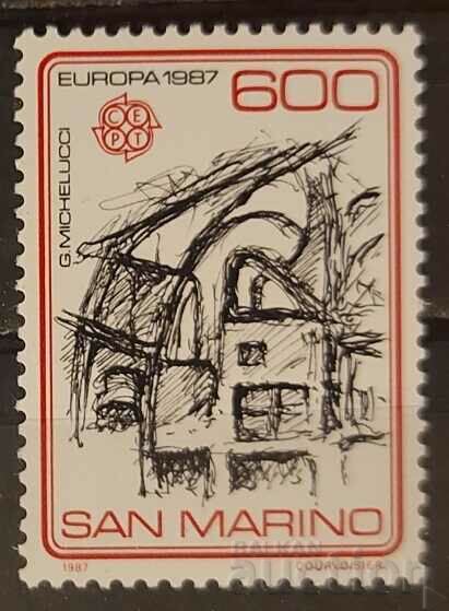 Сан Марино 1987 Европа CEPT Сгради MNH