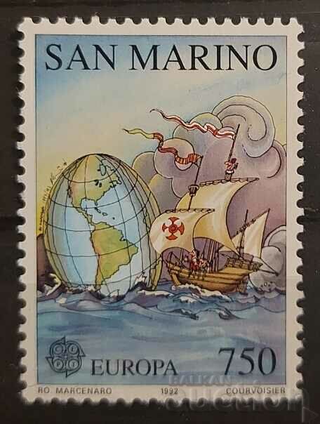 San Marino 1992 Europe CEPT Ships/Columbus MNH