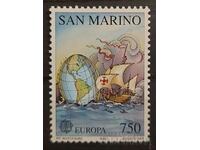 San Marino 1992 Europa CEPT Nave/Columbus MNH