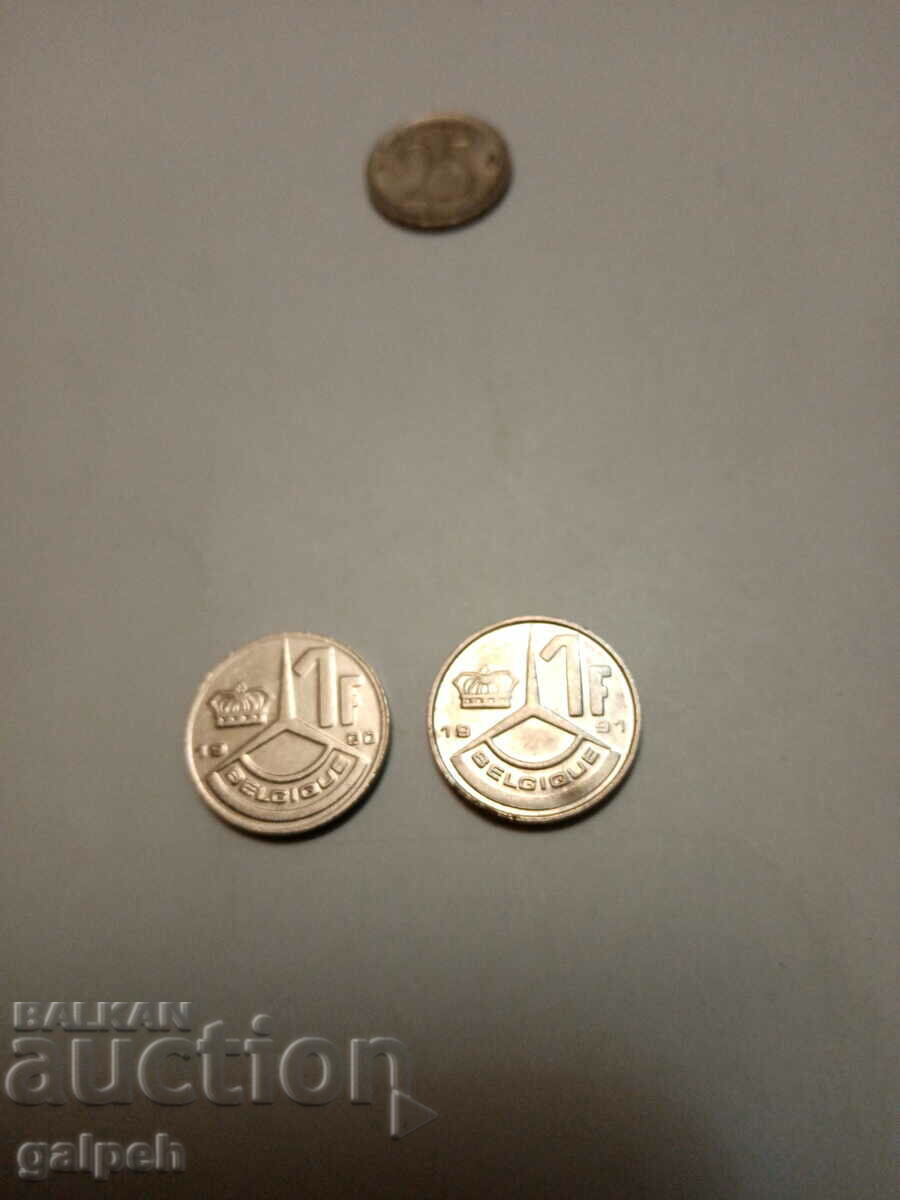 Auction BELGIUM - MIXED LOT - 4 pcs. - BGN 2.5 Auction BELGIUM - MIXED LOT - 4 pcs. - BGN 2.5