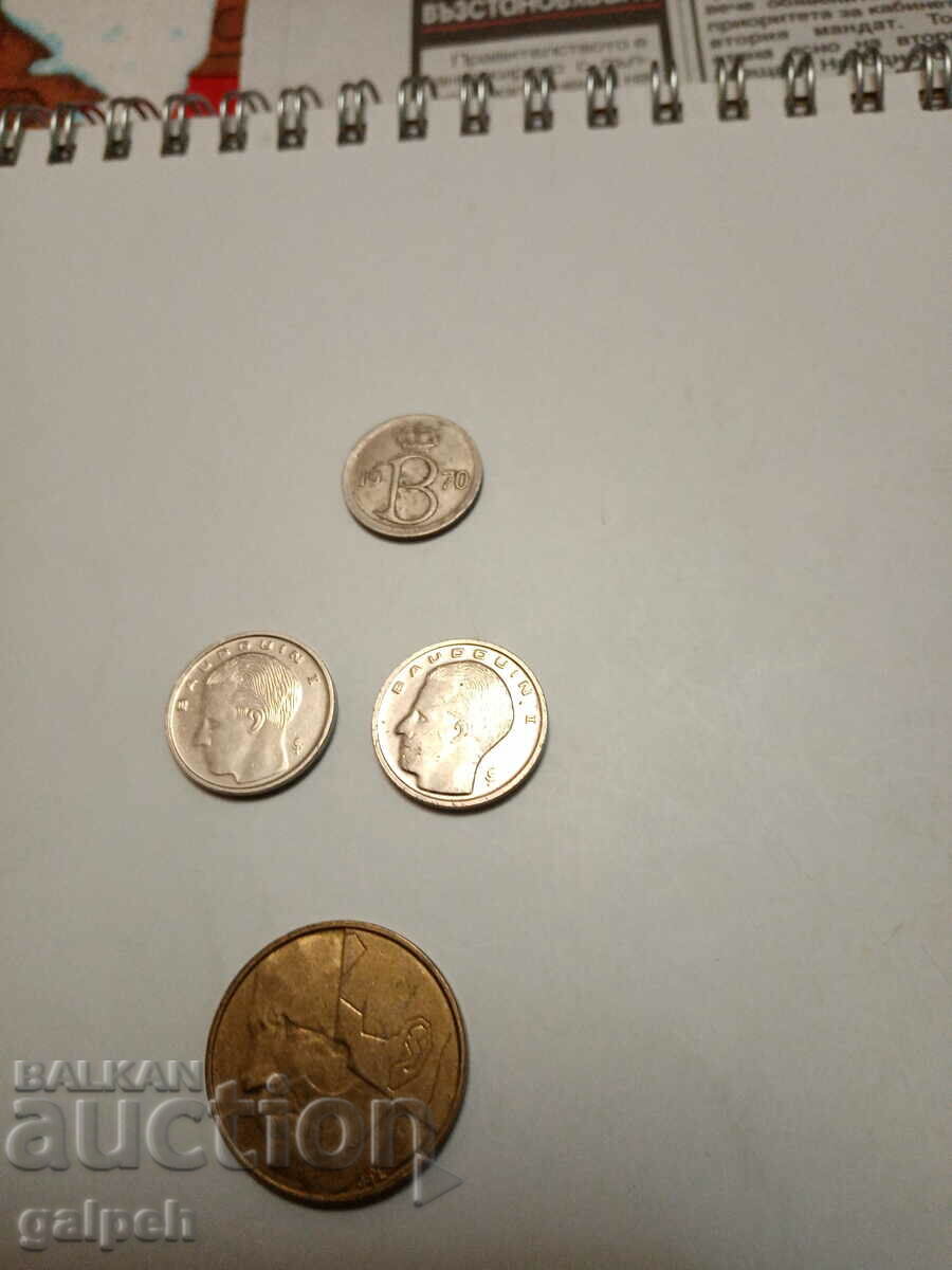 BELGIUM - MIXED LOT - 4 pcs. - BGN 2.5 - 5 BELGIUM - MIXED LOT - 4 pcs. - BGN 2.5 - 5