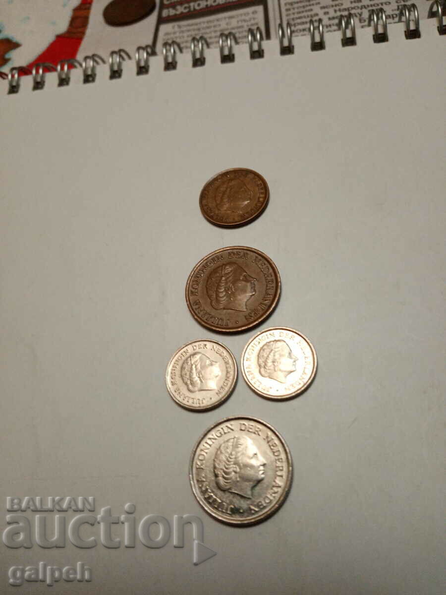 Delivery of NETHERLANDS - MIXED LOT 1,5,10,25 c. - 5 pcs. - BGN 3 Delivery of NETHERLANDS - MIXED LOT 1,5,10,25 c. - 5 pcs. - BGN 3