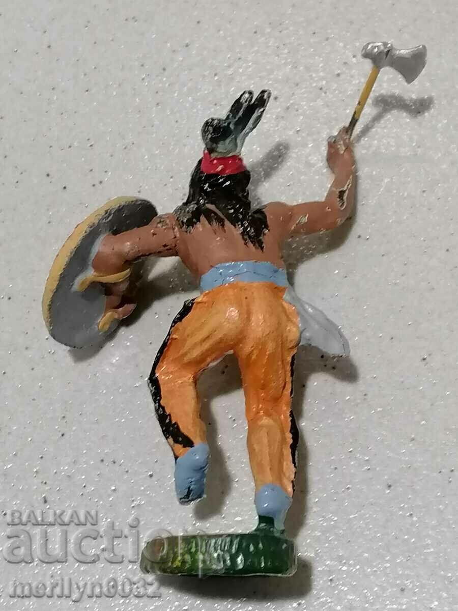 Παράδοση Ινδική φιγούρα κεραμική LINEOL Γερμανίας 30s πλαστικό