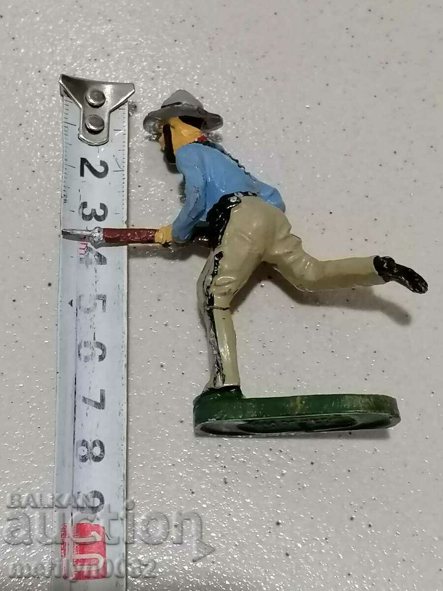 Delivery of Cowboy figure ceramics Elastolin Germany 1930s plastic Delivery of Cowboy figure ceramics Elastolin Germany 1930s plastic