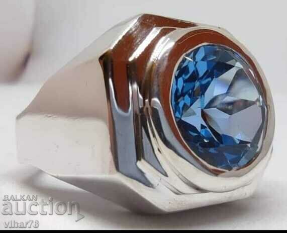 Delivery of SILVER RING WITH TOPAZ