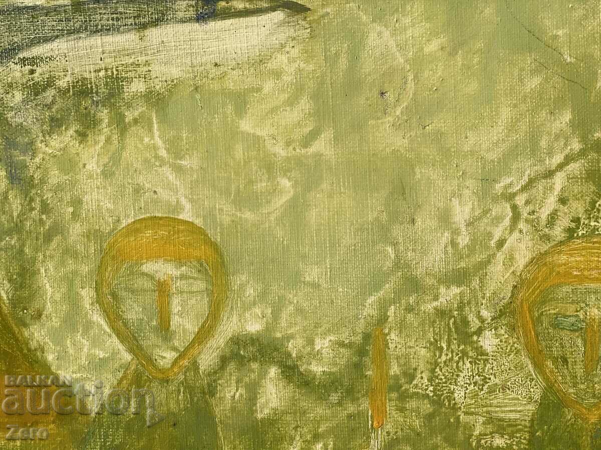 Delivery of Matej Mateev Old Painting Signed Delivery of Matej Mateev Old Painting Signed