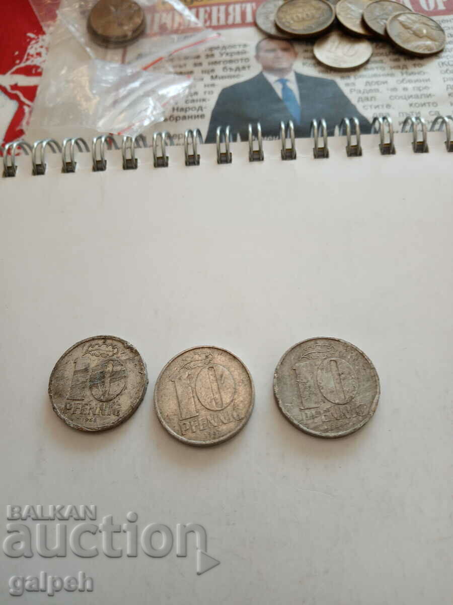 GDR - LOT - 10 pcs. - BGN 1.25 with price 1.25 BGN | € 0.64