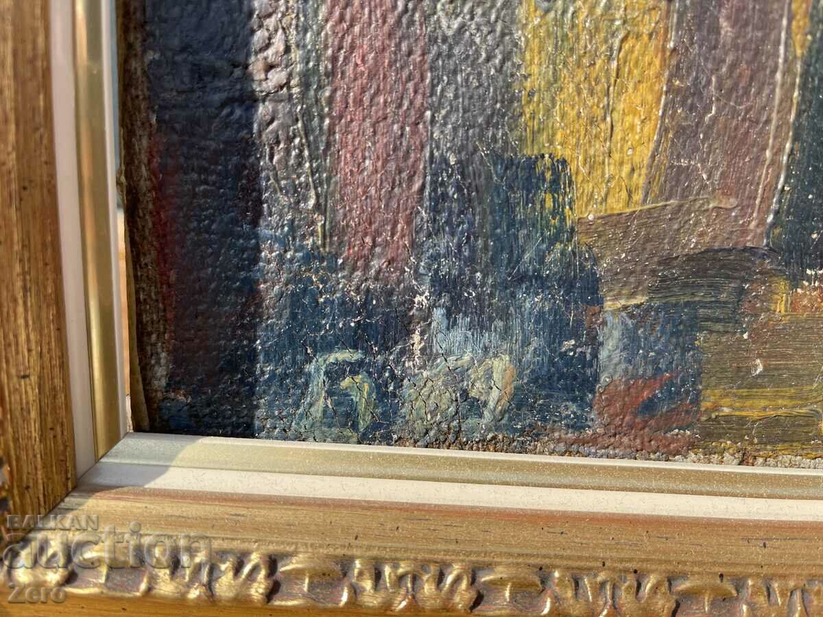 Huge Old Painting Signed Oil Paints with price 2000.00 BGN | € 1022.58 Huge Old Painting Signed Oil Paints with price 2000.00 BGN | € 1022.58