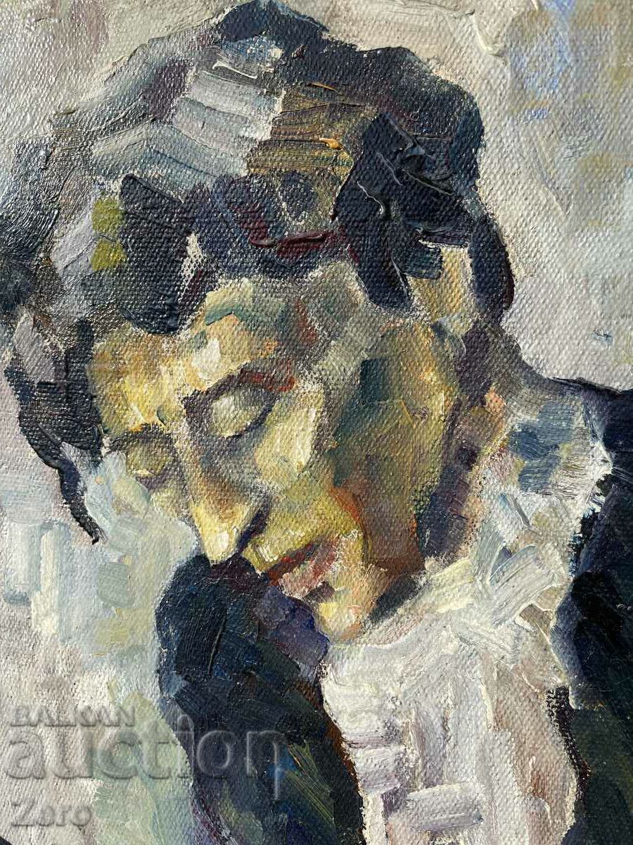 Delivery of Huge Old Painting Signed Oil Paints Delivery of Huge Old Painting Signed Oil Paints