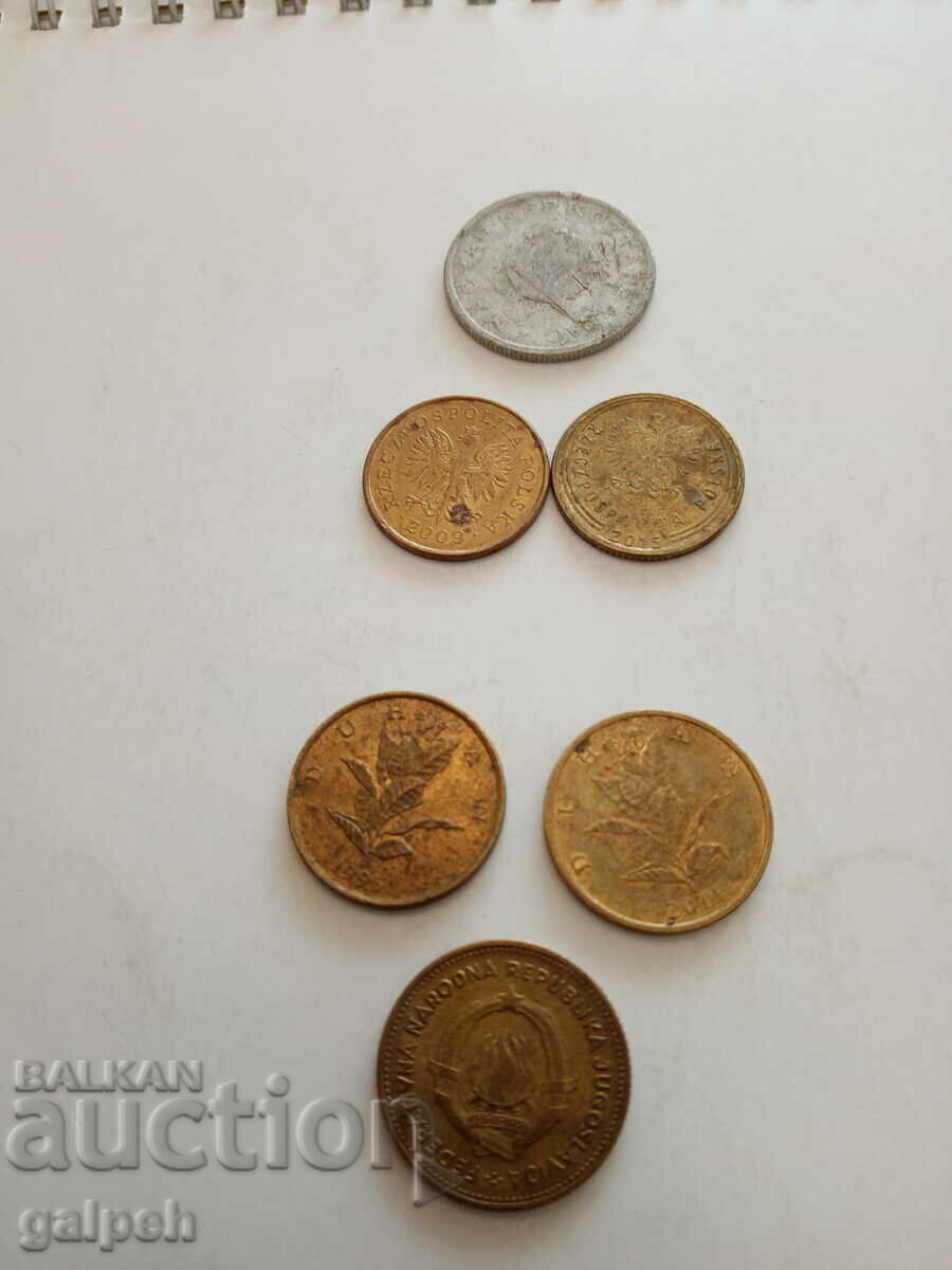 Delivery of MIXED LOT OF COINS - 6 pcs. - BGN 1 Delivery of MIXED LOT OF COINS - 6 pcs. - BGN 1
